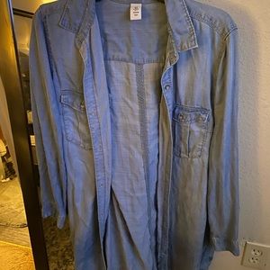 Denim shirt really nice never work